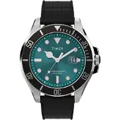 Timex Analogt ur 'Harborside' grøn / sort / sølv