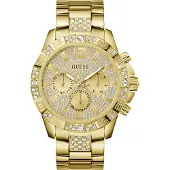 GUESS Analogt ur 'Majestic' guld / transparent