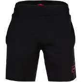HUGO HUGOtil mænd. 50525247 Shorts Bomuld elastisk logo indrammet logo sort (XXL), Casual
