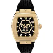 Philipp Plein Watches Analogt ur 'The Hexagon Phantom' guld / sort