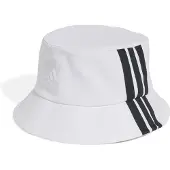 Adidas Sportshat '3-Stripes Bucket' sort / hvid