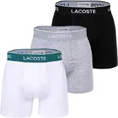 Lacoste Boksershorts grå-meleret / petroleum / sort / hvid