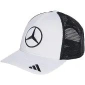 Adidas Kasket - Mercedes - Hvid/Sort - - 54 cm - Kasket