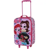 KARACTERMANIA Disney Princess Flowers Soft 3d Kuffert Med Hjul