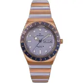 Timex Analogt ur rosa guld / antracit / lilla