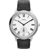 Timex Analogt ur 'Waterbury Metropolitan' sort / sølv / hvid