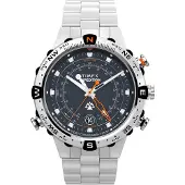 Timex Analogt ur 'Expedition Tide-Temp-Compass' marin / sølv