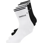 Snocks Sportssokker sort / hvid