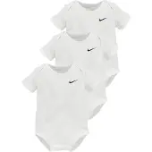 Nike Bodyer k/æ - Swoosh - 3-Pak - Hvid - - 9 mdr - Body K/Æ