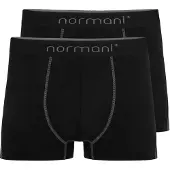 Normani Boksershorts 'Stanley' grå / sort