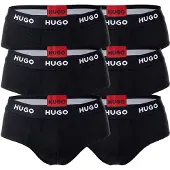 HUGO Slip rød / sort / hvid
