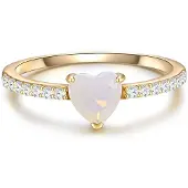 Glanzstücke Ring guld / transparent / hvid