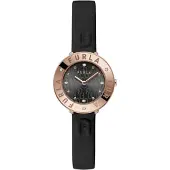 Furla Analogt ur 'Essential' rosa guld / sort