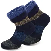 Polar Husky Sokker 'Extrem Hot' blå / navy / brun