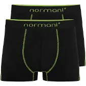 Normani Boksershorts 'Stanley' grøn / sort