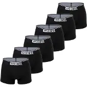 Diesel Boksershorts sort / hvid