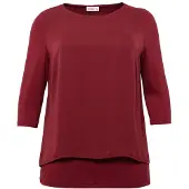 Sheego Bluse rubinrød