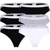 Lacoste String sort / hvid
