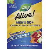 Nature'S Way – Alive! Men's 50+ Complete Multivitamin 50 Tabletter