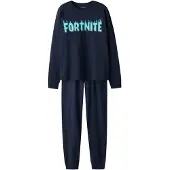 TWO SOON Nattøj 'Fortnite' navy / lyseblå