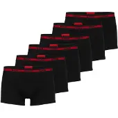 HUGO Boksershorts lys rød / sort