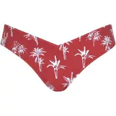 Olympia Bikinitrusse mørkerød / hvid