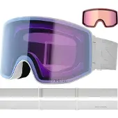 Salomon - Skibriller - Sentry Prime Sigma Photo White til Unisex - Hvid