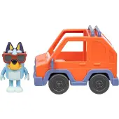 Bluey Bil m. Figur - - - OneSize - Legetøjsfigur