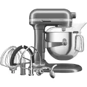 KitchenAid Artisan 5KSM70 køkkenmaskine med løftearm 6,6 L Medallion silver