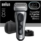 Braun Series 8 elektrisk rakapparat - Svart - 60 minuters batteritid - 5 minuters snabbladdning