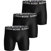 Björn Borg Boksershorts sort-meleret