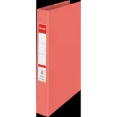 Esselte Colour'Breeze ringordner PP, 30% recirkuleret folie (før-forbrug) 2RR/25mm Koral - (10 stk.)