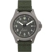 Timex Analogt ur grå / grøn