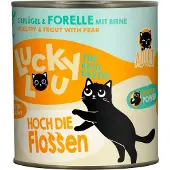 Lucky Lou Adult 6 x 800 g - Fjerkræ og ørred