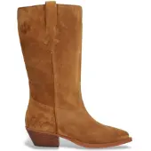 Alpe Alpetil kvinder. 554611 Westernstøvler i brunt læder (41), 1-3 cm, Lynlås, Casual