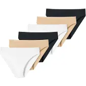Schiesser Slip beige / sort / hvid