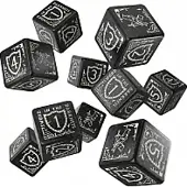 Q-workshop komplet knogler D6: Game of Thrones - Nattens Vagt