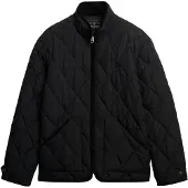 Superdry Superdrytil mænd. M5012272A Quilted Estate Liner vatteret jakke sort (XXL), Casual, Genanvendt polister