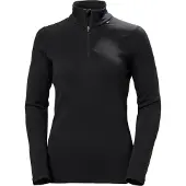 Helly Hansen Lifa Merino Midweight 1/2 Zip, dame, sort