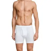 Schiesser Boksershorts 'Essentials' hvid