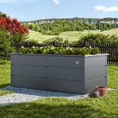 PRIMEYARD 100 x 200 x 78 cm Højbed, stål, antracitgrå