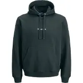 Jack & Jones Sweatshirt 'JORNorrebro' mørkegrøn / hvid