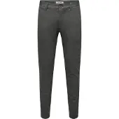 Only & Sons Lærredsbukser 'ONSMark' sort-meleret