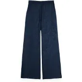 Scotch & Soda Eleni Wide Leg Pyjamas Højtaljede Bukser