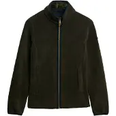 Superdry Superdrytil kvinder. W2012336A Estate Full Zip Fleece grøn (M), Casual, Genanvendt polister, Bæredygtig
