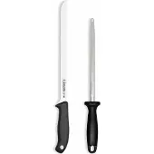 3 Claveles Stål Skinkekniv Og Slibesten