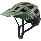 Cratoni Allset Pro, cykelhjelm, mat sort/grøn