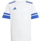 Adidas Spilletrøje Squadra 25 - Hvid/Konge blå Børn, størrelse 116 cm