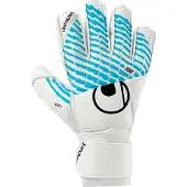 Uhlsport Målmandshandske Fangmaschine CyberTec Soft Flex Frame - Hvid/Turkis/Sort, størrelse 7