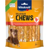 Vitakraft Delicious Chews Tyggeruller Kylling S - 300 g (25 stk.)